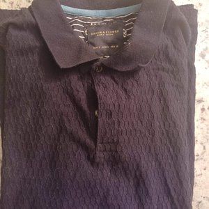 Short Sleeve Black Polo